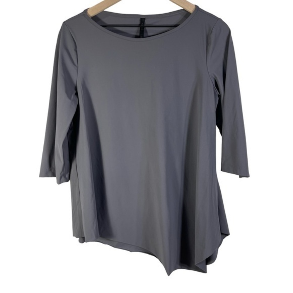 Porto Women’s Asymmetry Top Size 2 Color Gray